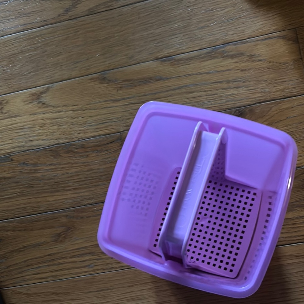 Tupperware Lavender Pickle Storage Container - Picture 7 of 8
